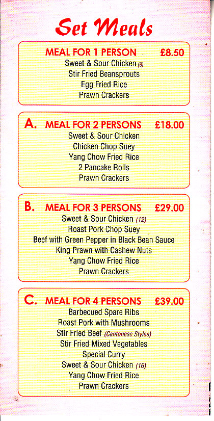 China Garden Chinese takeaway Machynlleth
